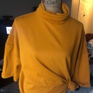 Zara trafaluc turtle neck shirt NWT size M